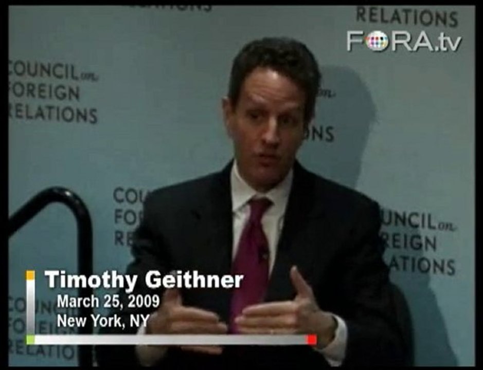Geithner Justifies Using Taxpayer Money for Bailouts