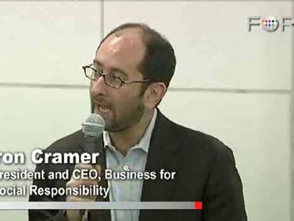 Aron Cramer Finds Hope in the Gloom of Davos Echo Chamber