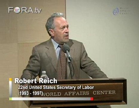 Robert Reich: Bail-Out May Be Beginning of the End