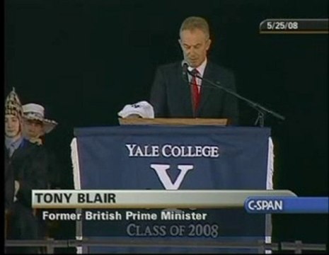 Tony Blair Questions Terror, Violence in the Middle East