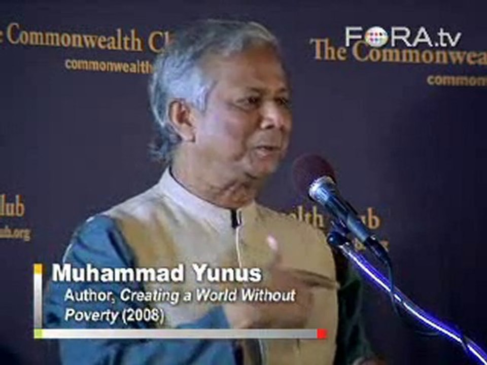 Muhammad Yunus on Social Business