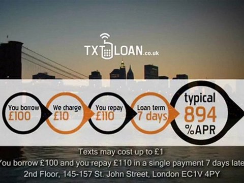 Txtloan Ltd. offers bad credit loans