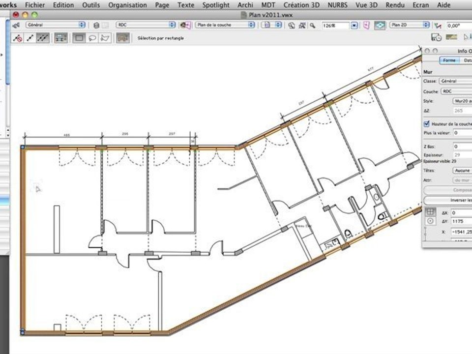 Murs Planchers : encore plus de BIM ! - Vectorworks 2011