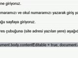 E-OkuL not değiştirme Hack