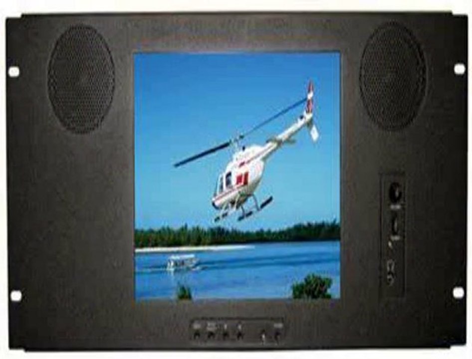 1U Rackmount LCD Monitor, 1U Rack mount Monitor, 1U Rack LCD