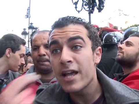 Huge protests against Tunisian President Ben Ali