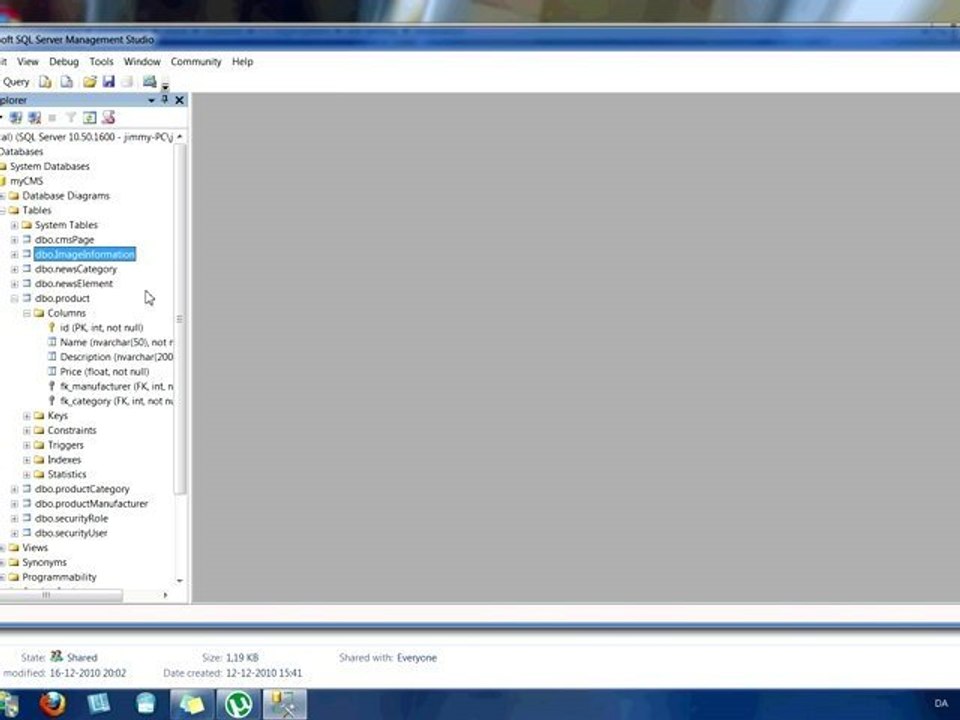 Integration: part1_db