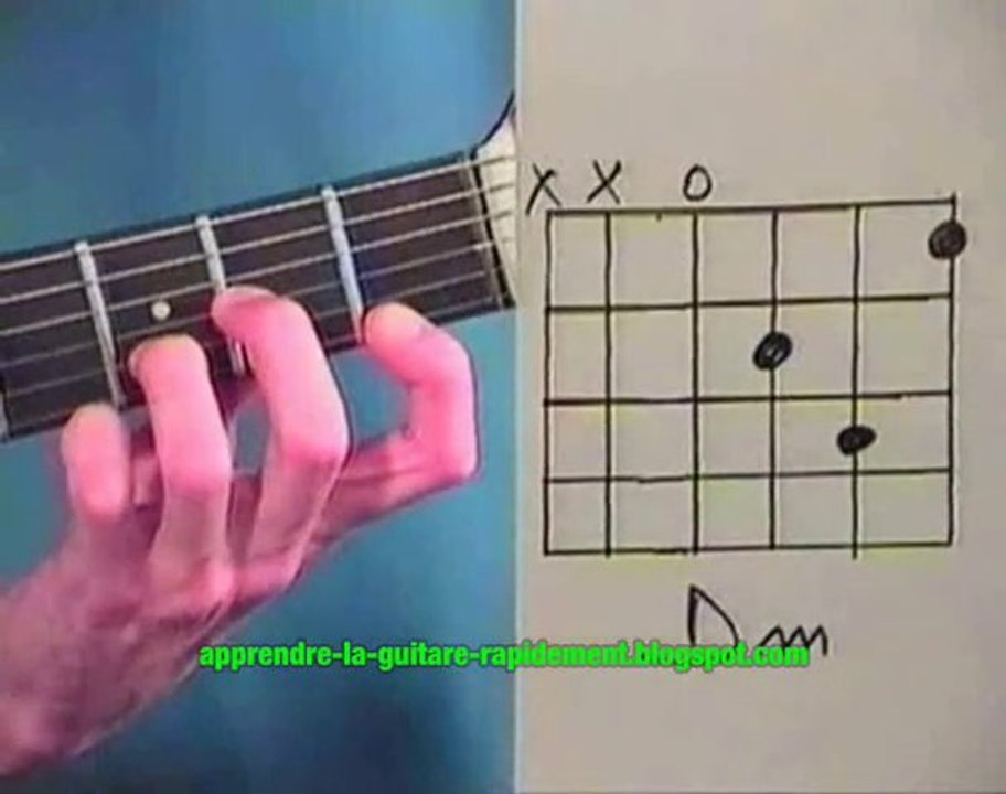 EXERCICE DE GUITARE - Accords mineurs simple