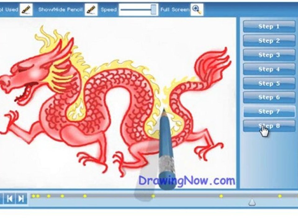How to draw a Chinese Dragon