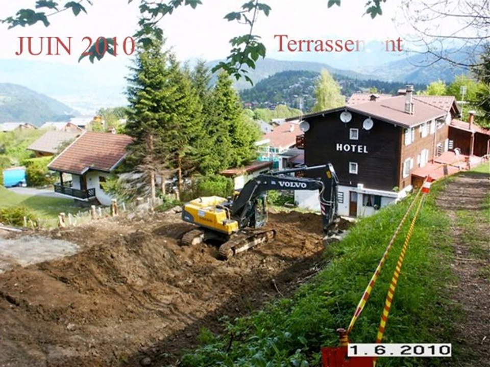 n°10 Saison 1 suivi des travaux ouverture total phase 1 - La Croix de Savoie 1er hotel BioClimatique