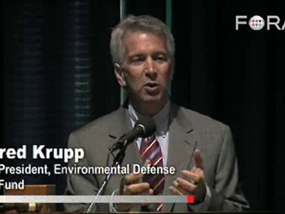 Fred Krupp on Green Entrepreneurial Innovation