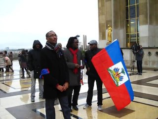 Haïti anniversaire funeste 12 janvier 2011, Paris, Trocadero