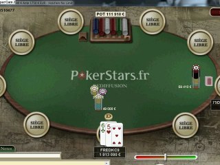 2 derniéres mains de mon tournoi