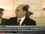 Embajadores de Ecuador y Venezuela presentaron sus cartas cr
