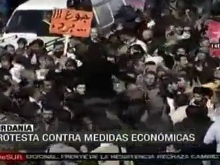 Protesta contra medidas económicas en Jordania