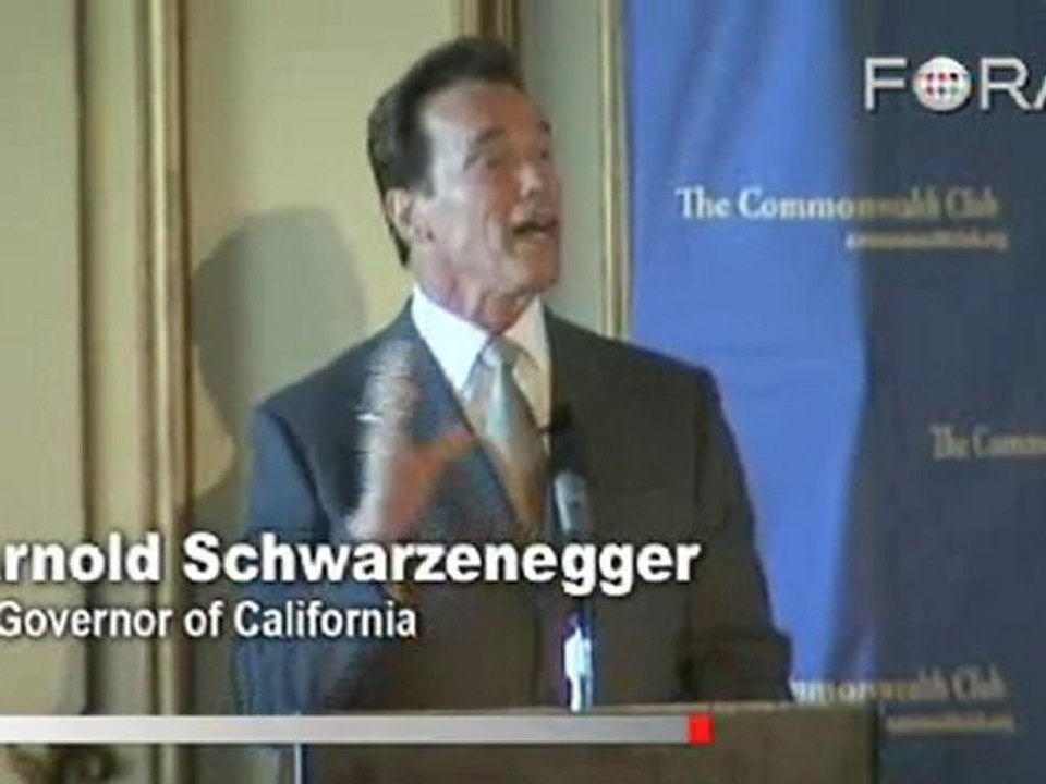 Arnold Schwarzenegger - CA Leads Climate Change Fight