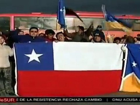 Continúan protestas en el Sur de Chile contra el alza de precios del gas