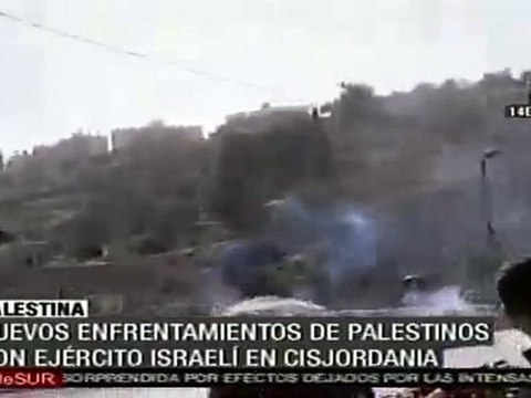 Ejército israelí ataca a palestinos queprotestaban pacíficamente en Cisjordania
