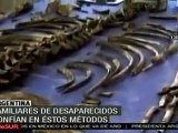 Científicos argentinos comparten su experiencia en rescate de restos de desaparecidos