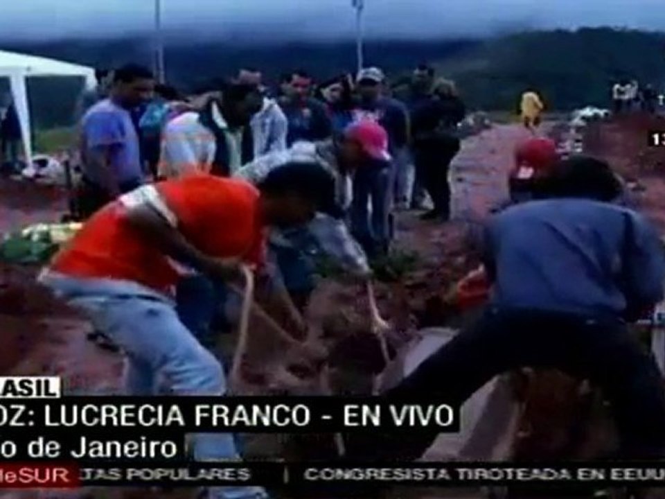 Sigue en aumento número de víctimas por lluvias en Brasil