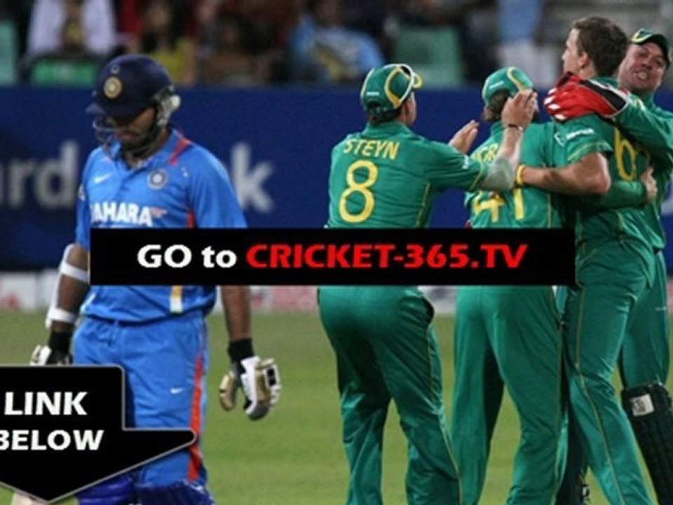 Watch India vs South Africa 2nd ODI live streaming Jan 2011