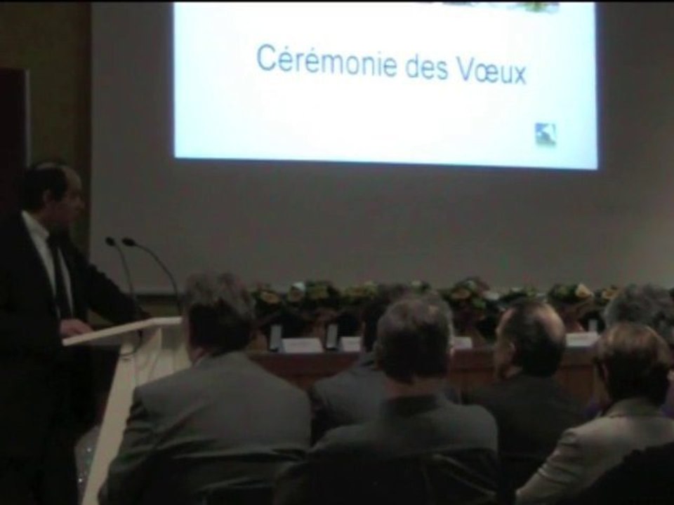 voeux 2011 à Avranches - Guénhaël Huet, député-maire