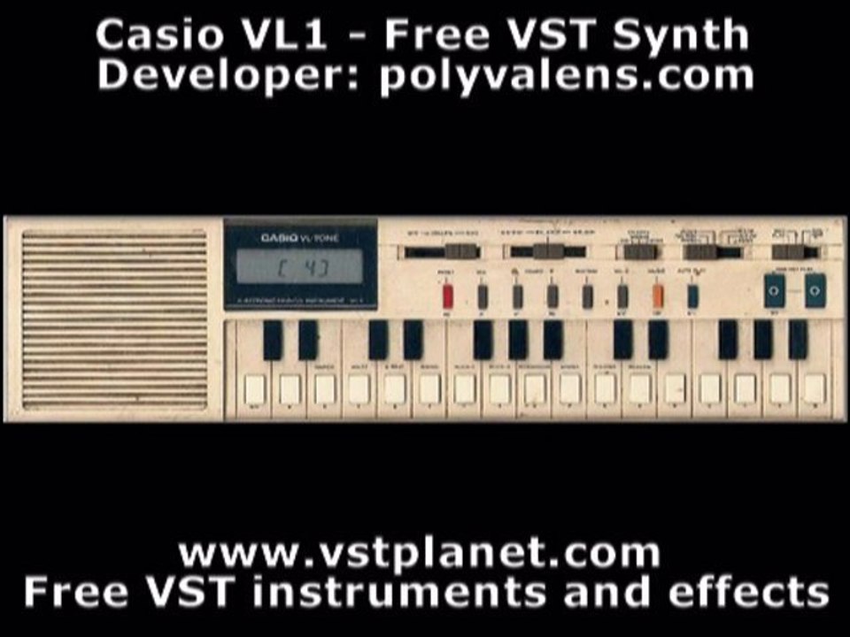 Casio VL1 Tone Emulator - Free VST synth