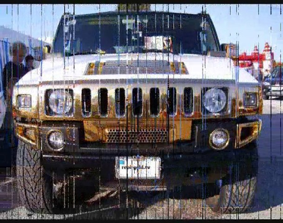 ALTIN KAPLAMA 24 AYAR HUMMER H2 / 24 KARAT GOLD HUMMER H2