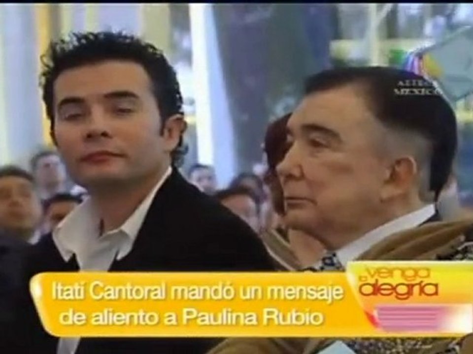 Itati Cantoral habla de Susana Gonzalez (Vlalegria)