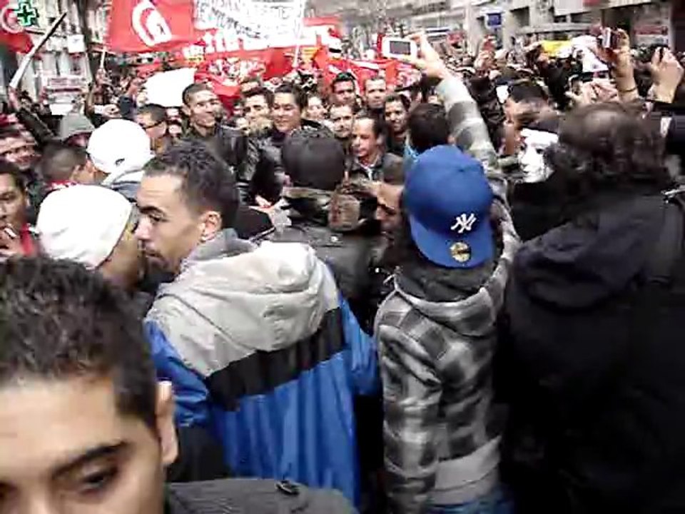 Manifestation Tunisie à Paris