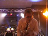 Saxophone player Eric DULLE plays 