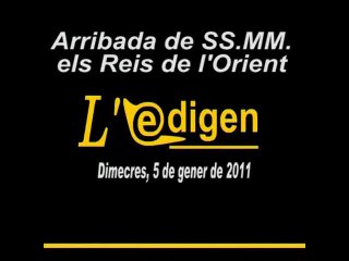 Arribada dels Reis de l'Orient a Tossa