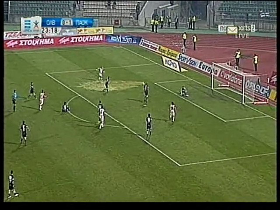 olympiakos v. paok 0-1 kapetanos sout
