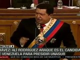 Chávez: Alí Rodríguez, candidato de Venezuela para presid