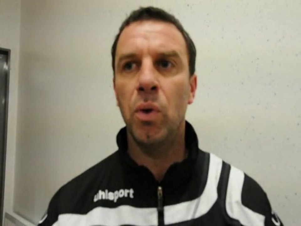 L. Large (FCMB) commente le match contre Thiers (CFA2)