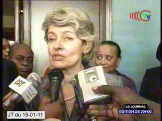 Mme Bokova chez le Président de l’assemblée nationale