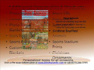 Personalized Children's Books - Farm Animals