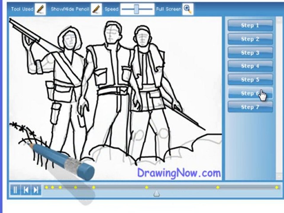 How to draw Soldiers