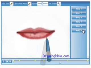 How to draw Lips