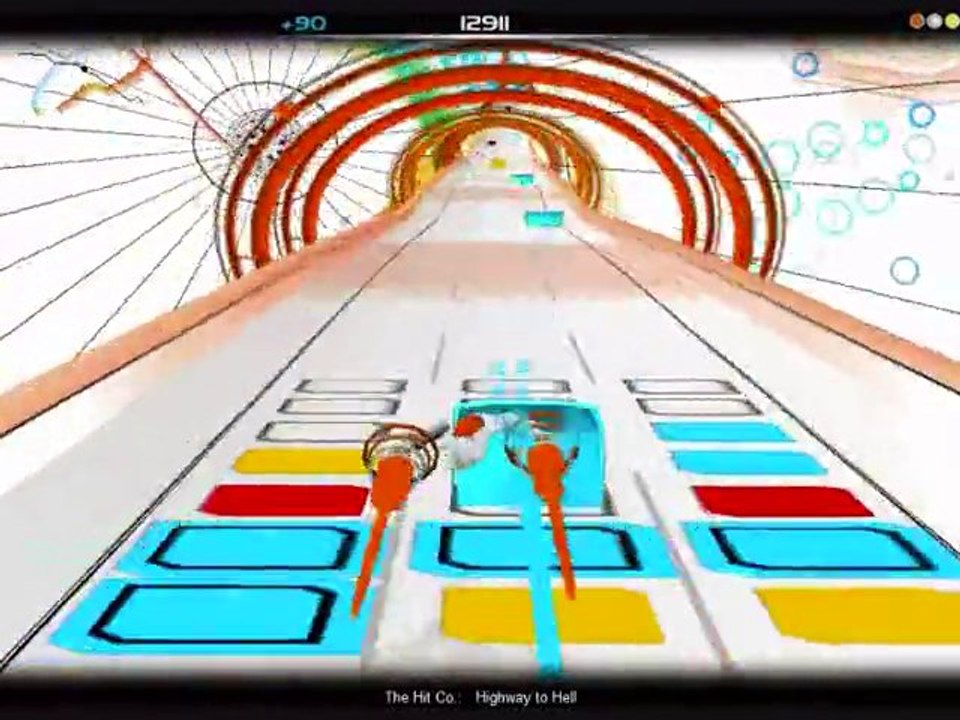 Highway to Hell, AC/DC sur Audiosurf