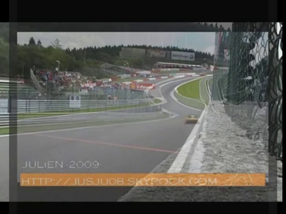 F1 vs GT Car on Eau Rouge