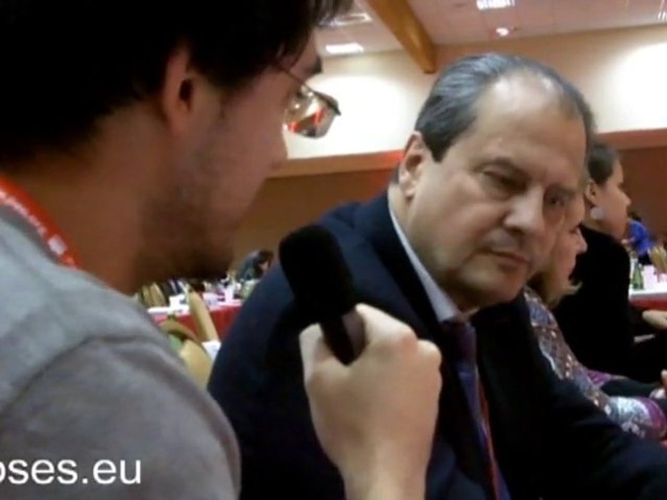 JC Cambadélis - Conseil du PSE - Varsovie, 2 déc 2010