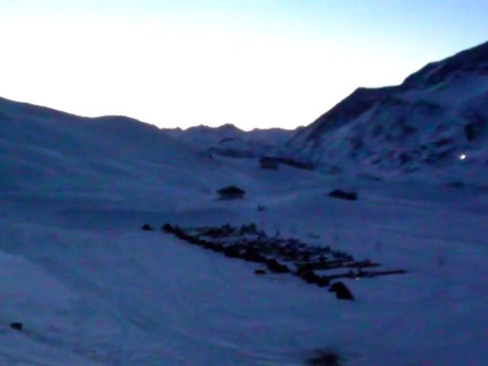 etape 8 base polaire à l'aube