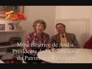 Chapelle LAENNEC & OPR : Mme de Andia – 1ère partie