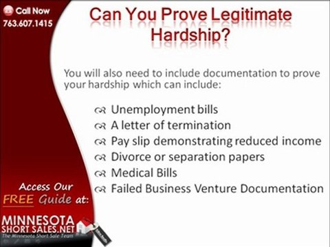 Part 1 - Qualifying for a Short Sale in Minnesota