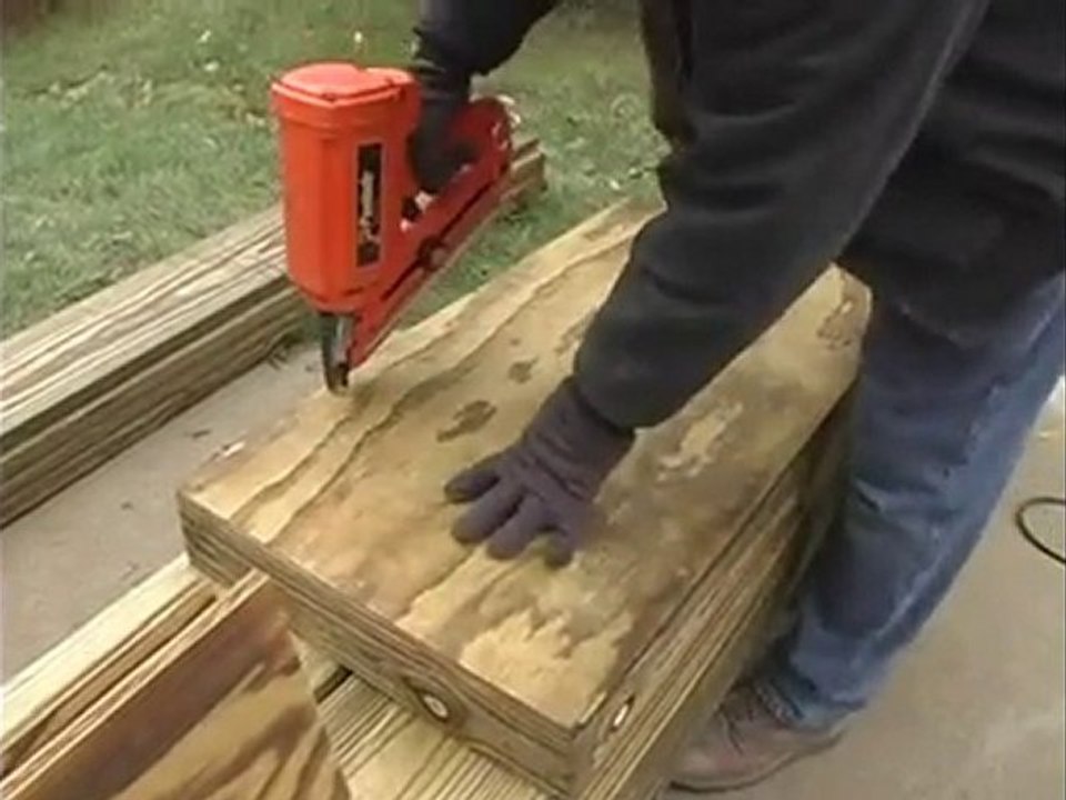 How to Build a Pergola- 6.Plywood Sides For Building Pergola