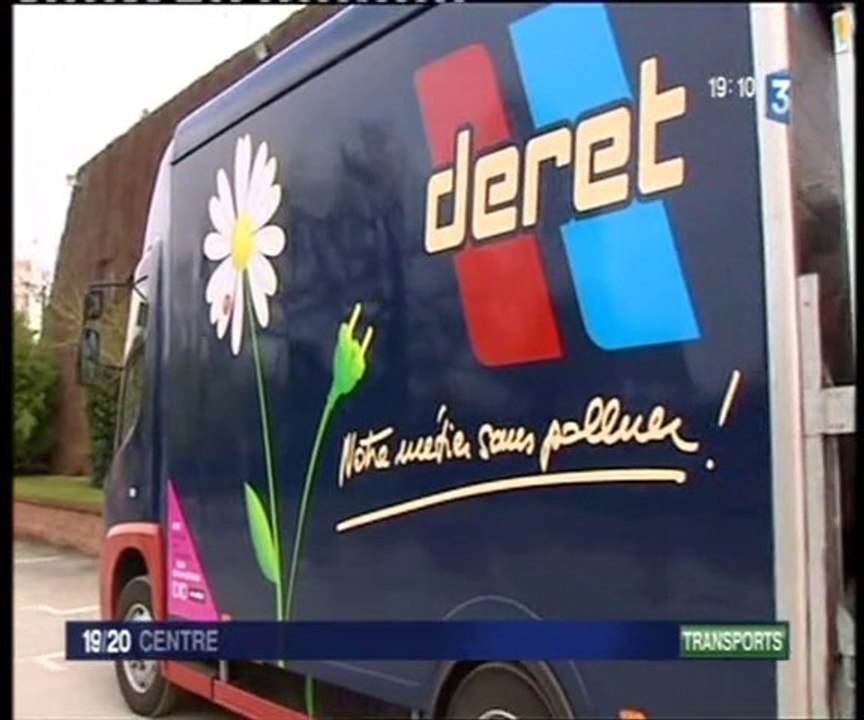 Livraison en camion électrique