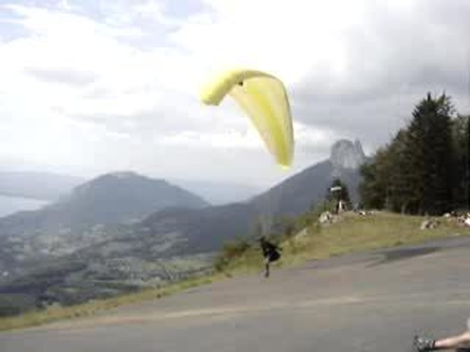Décollage en parapente, mode d'emploi