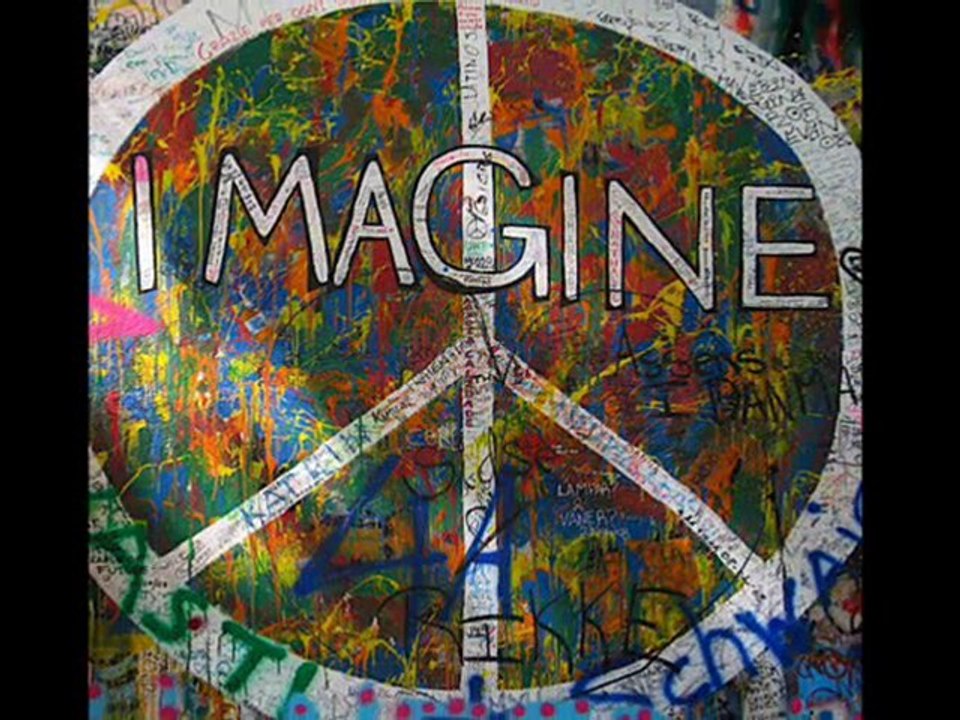 John Lennon Imagine Tags & graff & compo de Benjamin
