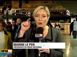 Marine Le Pen répond à Thomas Sotto
